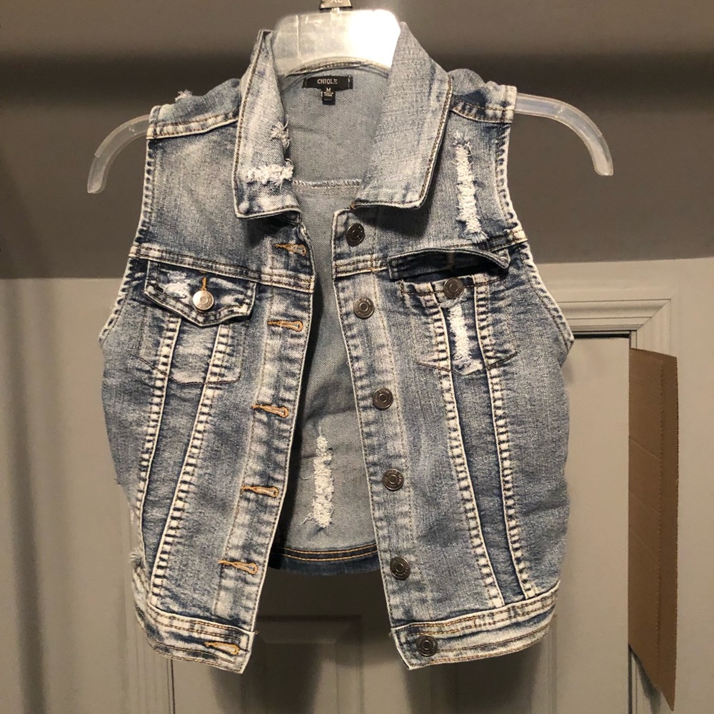 🤩5 FOR 20🤩 Blue jean vest